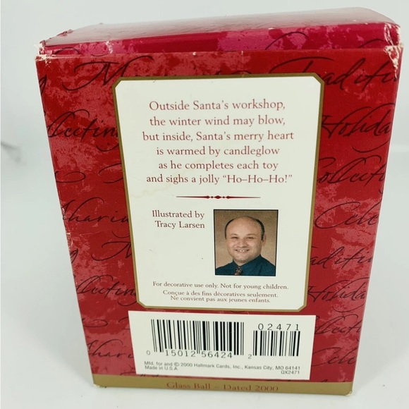Hallmark Warmed by Candleglow Keepsake Ornament Box Wear Vintage Christmas 2000 - Picture 3 of 5
